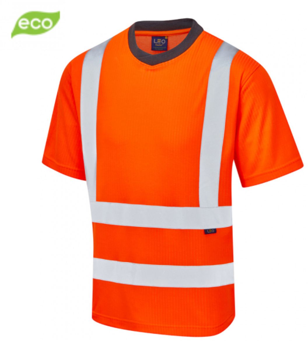 Leo Newport ISO 20471 Class 2 Comfort EcoViz®PB T-Shirt